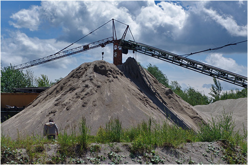 Kieswerk zwischen Freising und Moosburg